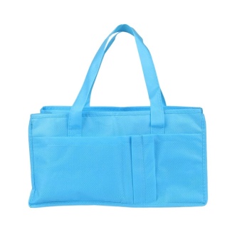 Ilovebaby Portable Baby Diaper Nappy Changing Organizer Insert Liner Storage Bag Tote - Blue - intl