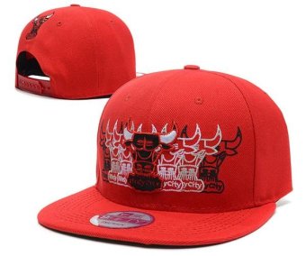 Fashion Basketball Women's Men's Sports NBA Snapback Hats Chicago Bulls Caps Outdoor Simple Hip Hop Boys New Style Cool Red - intl
