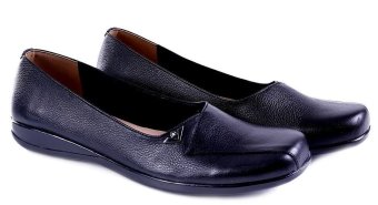 Garucci GRN 5176 Sepatu Flat Shoes Wanita - Synthetic - Gaya (Hitam)