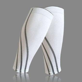 PAlight 2 Pcs Sports Protect Feet Knee Sleeves Breathable Wicking Basketball Football Cycling Sleeves - intl