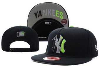 Men's Baseball Sports Hats Women's Snapback Caps MLB Fashion New York Yankees Girls Sports Sunscreen Ladies Hip Hop Casual Black - intl