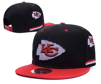 NFL Football Women's Sports Hats Kansas City Chief Fashion Snapback Men's Caps Hip Hop Sunscreen Sunscreen Sports Hat Cotton Black - intl