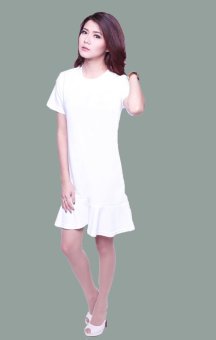 Valeza - Mini Dress – Mermaid Style Mini Dresses - White