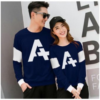 Jakarta Couple Sweater Pasangan A Navy  