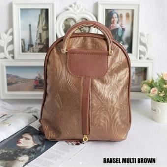 Bag Girls - Ransel Wanita - Ransel Multi -Brown-