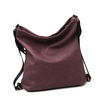 New 2016 women messenger handbags Women bucket High Qualityshoulder bags fashion shoulder bags ladies polished PU leather bag - intl