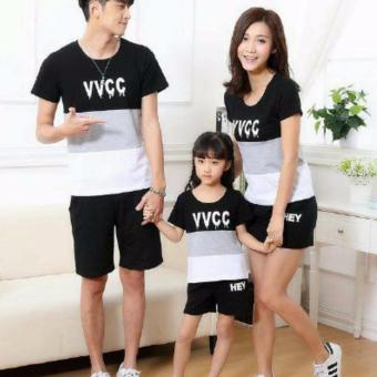 legiONshop-Kaos keluarga/T-shirt Family (Ayah+Bunda+Anak)--VVCC--black grey white