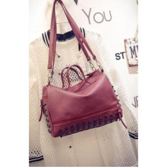 Triple 8 Collection Tas Fashion Wanita Hand Bag BAG414-REDWINE