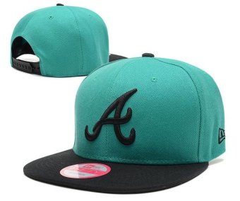 Baseball Women's Fashion Caps Atlanta Braves Hats MLB Sports Men's Snapback Boys Summer Outdoor Bone Fashionable All Code Green - intl