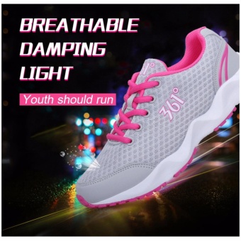 361 ° 2017 New Spring and Summer Couples Running Shoes Ladies Light Breathable Sports Shoes - intl