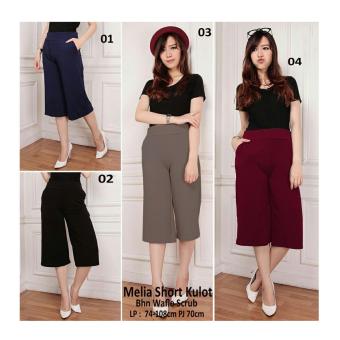 168 Collection Celana Pendek Marina Long Pant-Hitam
