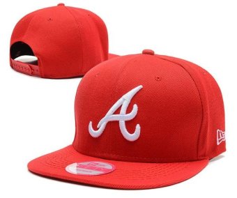 Women's Hats Baseball Fashion Snapback MLB Men's Sports Caps Atlanta Braves Girls Beat-Boy Sun Sunscreen Beat-Boy Embroidery Red - intl