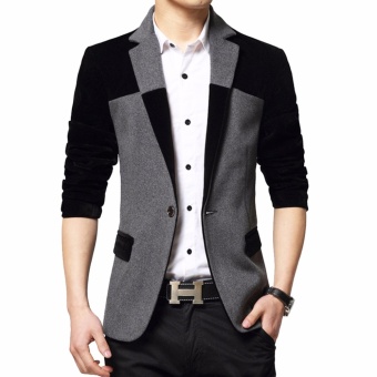 Men Blazer Korean Style SW-011 / Blazer Fashionable / Blazer Casual / Blazer Kombinasi - Multicolor