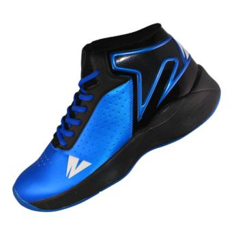 2Beat Warriors Sepatu Basketball - Black Blue