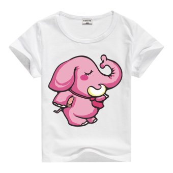 DMDM PIG Short Sleeve T-Shirts For Gils Kids Clothes DP0108 