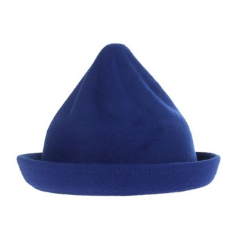 GEMVIE Autumn Winter British Style Baby Hat Narrow Brim Pointed Fedora Jazz Hat Kids Sunbonnet (Blue) - intl