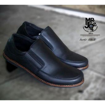 Sepatu Formal Pria Sepatu Casual Mr.joe Berto - Black