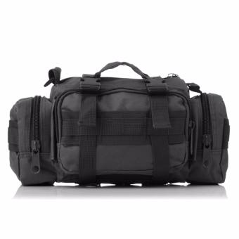 Naoki Tactical Camping Hiking Bike Sport Military Army Travel Waist Pack Hand Carry Pouch Shoulder Bag （Black） - intl