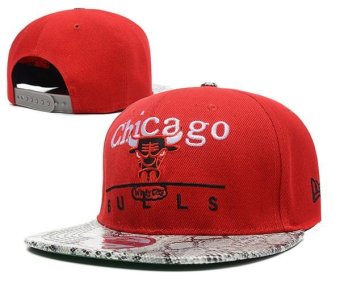 Fashion Caps Sports NBA Women's Basketball Snapback Hats Chicago Bulls Men's Unisex Fashionable Bboy Cap Exquisite Ladies Red - intl