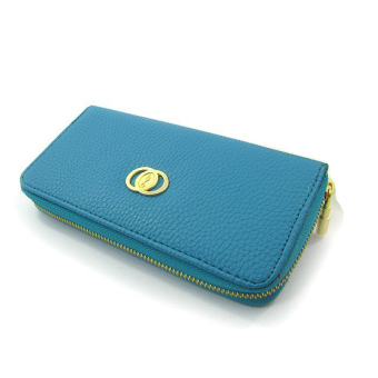 BRIGGS High Quality PU Leather Wallet Women Clutch Purse W-134 (Blue) - Intl