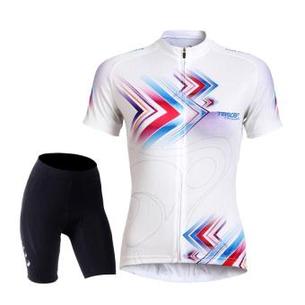 Tasdan Unique Cheap Cycling Jerseys Sets 100% Polyester Quick Dry Fabric Female Cycling Clothes for Sports Women - intl