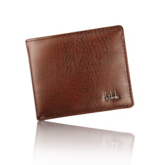 Fashion wallet Men Card Package Mini Neutral Magic Bifold Leather Wallet Holder Card Case Wallets Purse carteira masculina #49 - intl