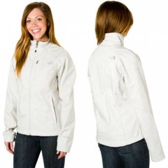 The North Face Womens Apex Bionic Soft Shell Jacket Moonlight Ivory X-