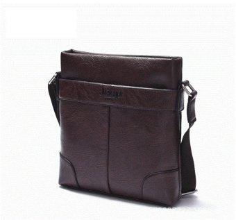 Star - Famous Brand PU Leather Men Messenger Handbags, Smooth-leather Men's Crossbody Bags,Fashion Shoulder Bag（brown） - Intl