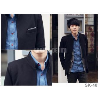 Jas Premium - Jas Blazer Formal Trend Fashion Korean SK-40 - Hitam