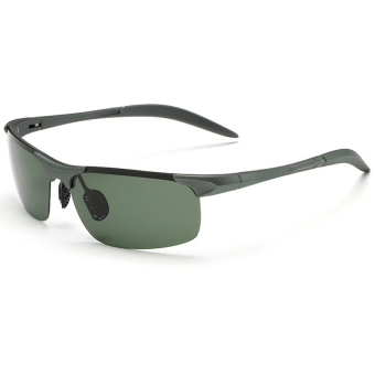 Sport Sunglasses Men 2016 Polarized Outdoor Sunglasses Brand Designer Driving Fishing Golfing Lunettes De Soleil Homme WD8188-04(Green)