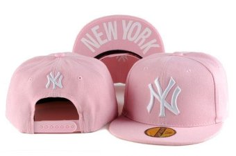MLB Fashion Men's Baseball Sports Hats New York Yankees Women's Snapback Caps Sports Beat-Boy Hat Bone Adjustable Cap Pink - intl