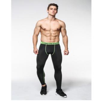 QQ Elastic quick dry running riding basketball exercise tights - intl