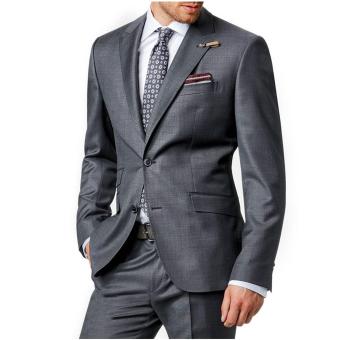 Gallery Fashion - Setelan jas pria gray stylish | notch lapel - 76