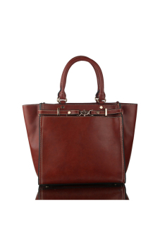 Women Famous Brands Tote Soft Pu Leather Casual Handbags(Wine red ) - intl
