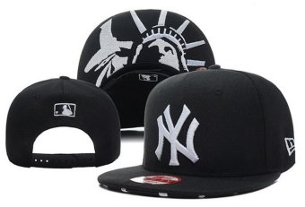 Women's Men's Sports New York Yankees MLB Hats Baseball Snapback Fashion Caps Outdoor Sports Simple Fashionable Casual Bboy White - intl