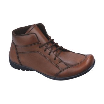 Catenzo Clasic Shoes Leather Men Sepatu Pria - Coklat