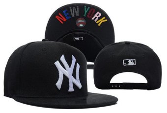 Fashion Women's Snapback Caps New York Yankees Men's Baseball Sports Hats MLB Hat Girls Sports Exquisite Cap Hip Hop Black - intl