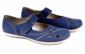 Garucci GJR 6152 Sepatu Flat Shoes Wanita - Sintetis - Cantik (Biru)