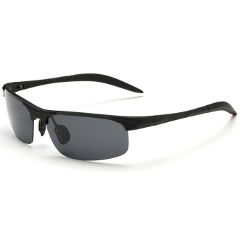 Sport Sunglasses Men 2016 Polarized Outdoor Sunglasses Brand Designer Driving Fishing Golfing Lunettes De Soleil Homme WD8188-01(Black)