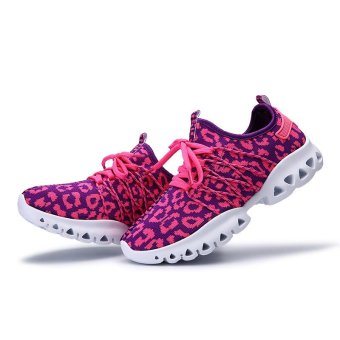 2017 Comfortable Breathable Mesh Shoes Super Light Couple Sneakers Good Quality Lifestyle Running Walking Shoes Woman Men Summer Shoes Mesh Breathable Lightweight Couples Sneakers(rose) - intl