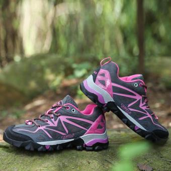 2017 Lovers Outdoor Hiking Boots Waterproof Non-slip Mountaineering Shoes Trekking Hiking Shoes,Purple - intl
