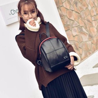 Tas Fashion Import - Backpack - High Quality - PU Leather - 1823 - Black
