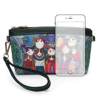 Women Fashion Handbag Folk-Custom Print Pattern Shoulder Bag Tote Ladies Purse - intl
