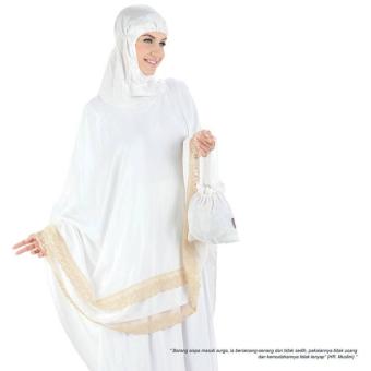 Belvanian Mukena Fashion Tiara 217 - Silky Cotton - Broken White
