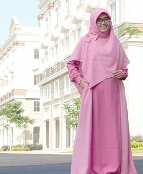 Smart hijab pink