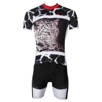 Men's Cycling Jersey Shorts Suit Bike Bicycle Riding Jersey+shortset - INTL