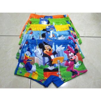 505 - 6pcs Celana Dalam Boxer Anak / CD Anak Mickey Mouse