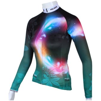 Women's Bicycle Cycling Jersey Sport Top Long Sleeves Shirt - INTL