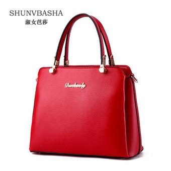 Women Luxury Handbags Female Pu Leather Crossbody Bags Bolsas Ladies Fashion Sweet Shoulder Bags High Quality Casual Tote Bags - intl