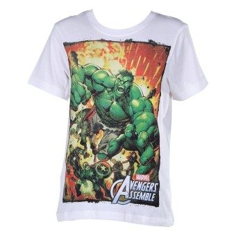 Marvel Avengers Assemble Hulk T-Shirt Putih
